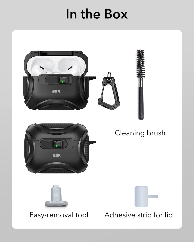 ESR Cyber FlickLock™ Magnetic Case, for AirPods Pro 3 ESR Cyber FlickLock™ Magnetic Case, for AirPods Pro 3
