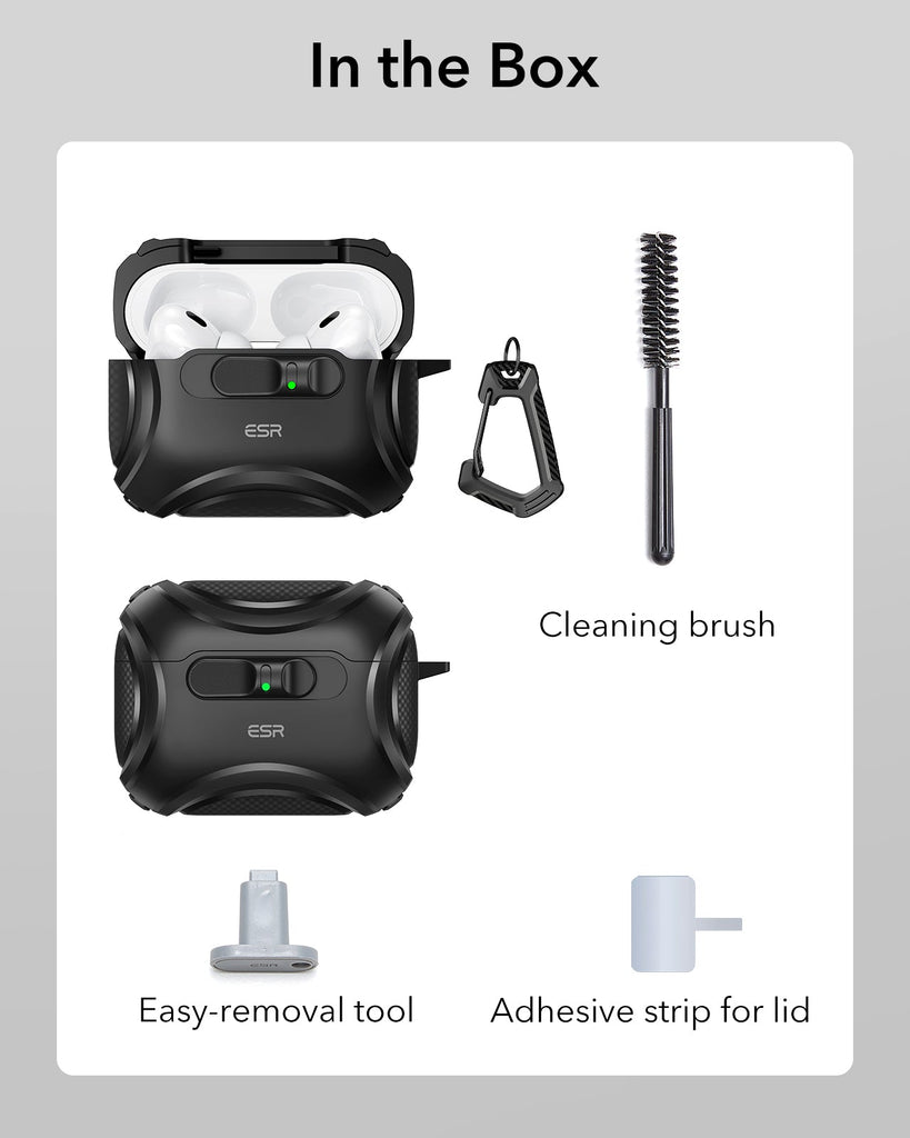 ESR Cyber FlickLockƒ?› Magnetic Case, for AirPods Pro 3 ESR Cyber FlickLockƒ?› Magnetic Case, for AirPods Pro 3