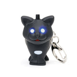 KIKKERLAND CAT LED KEYCHAIN CARDED