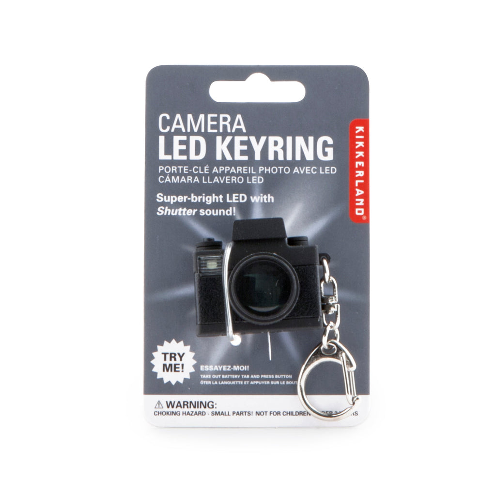 Kikkerland Camera Led Keychain