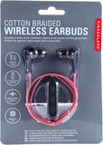 KIKKERLAND Braided Earbuds - Red