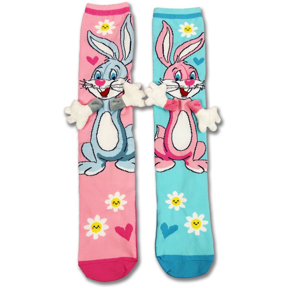 Cotton Candy 3D Bunny Kids Socks