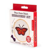 KIKKERLAND Mini Cross Stitch Embroidery Kit Butterfly