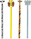 KIKKERLAND - SAFARI ANIMAL PENCIL SET OF 4