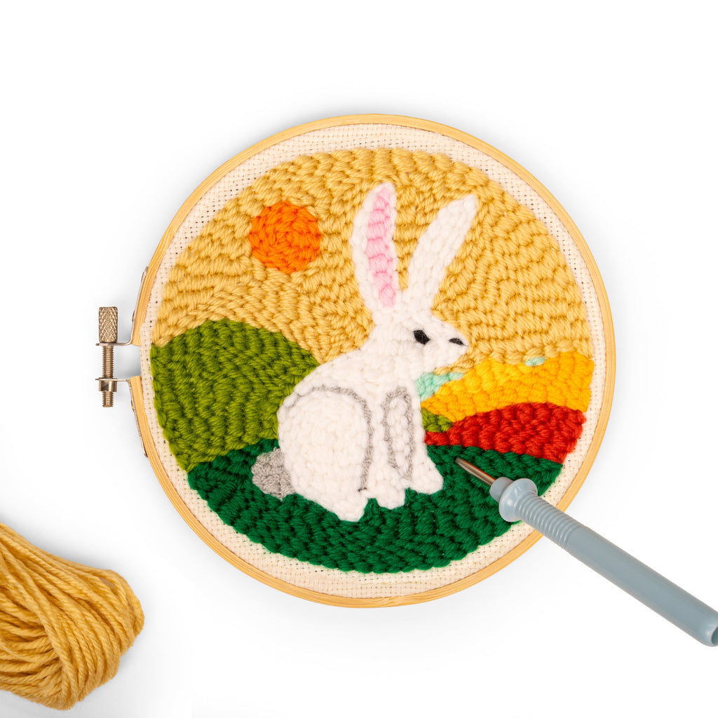 Kikkerland - Hare Punch Needle Kikkerland - Hare Punch Needle