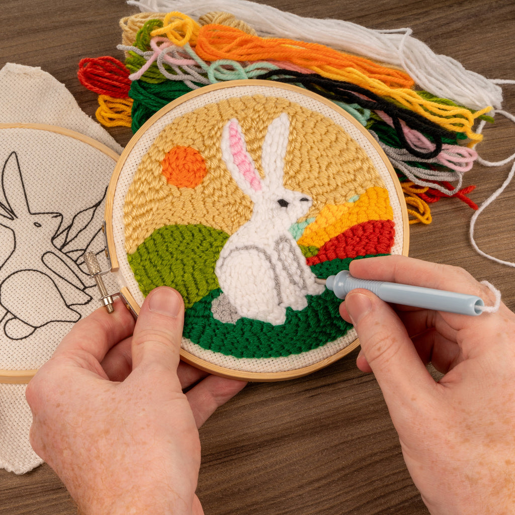 Kikkerland - Hare Punch Needle Kikkerland - Hare Punch Needle