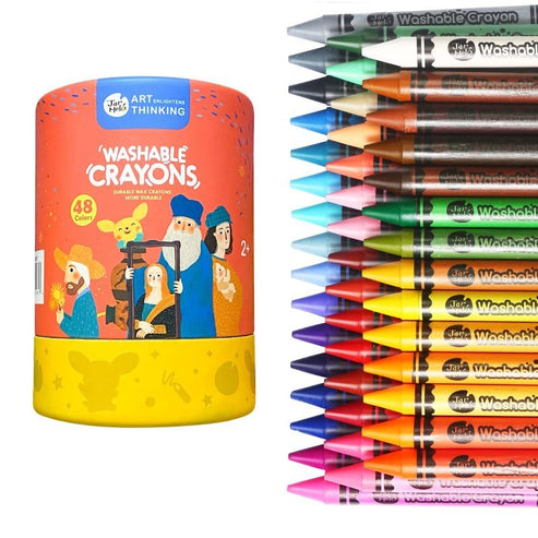 KIKKERLAND WASHABLE CRAYONS 48 COLOURS KIKKERLAND WASHABLE CRAYONS 48 COLOURS