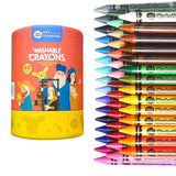 KIKKERLAND WASHABLE CRAYONS 48 COLOURS