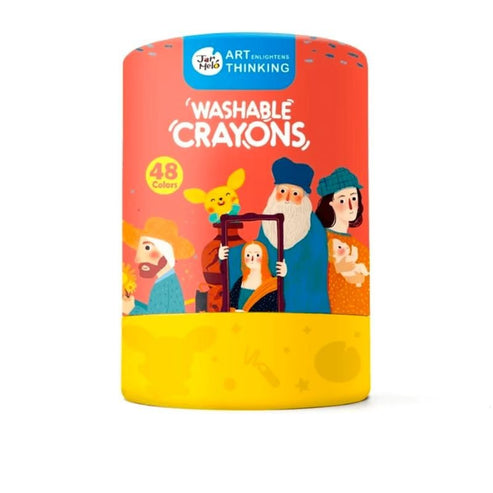 KIKKERLAND WASHABLE CRAYONS 48 COLOURS