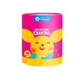 KIKKERLAND SILKY WASHABLE CRAYONS BABY ROO 36 COLOURS