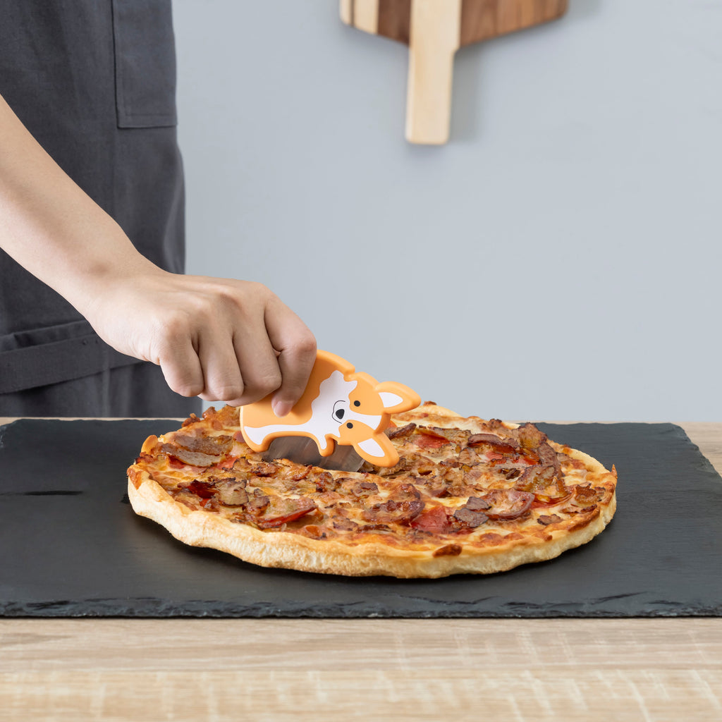 Kikkerland Corgi Lovers Pizza Cutter Kikkerland Corgi Lovers Pizza Cutter