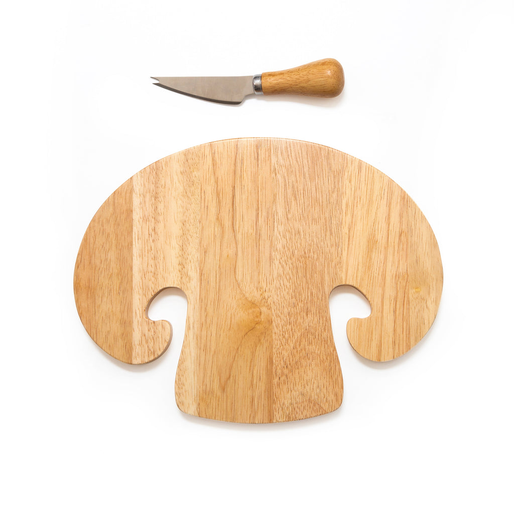 KIKKERLAND MUSHROOM CUTTING BOARD & KNIFE KIKKERLAND MUSHROOM CUTTING BOARD & KNIFE