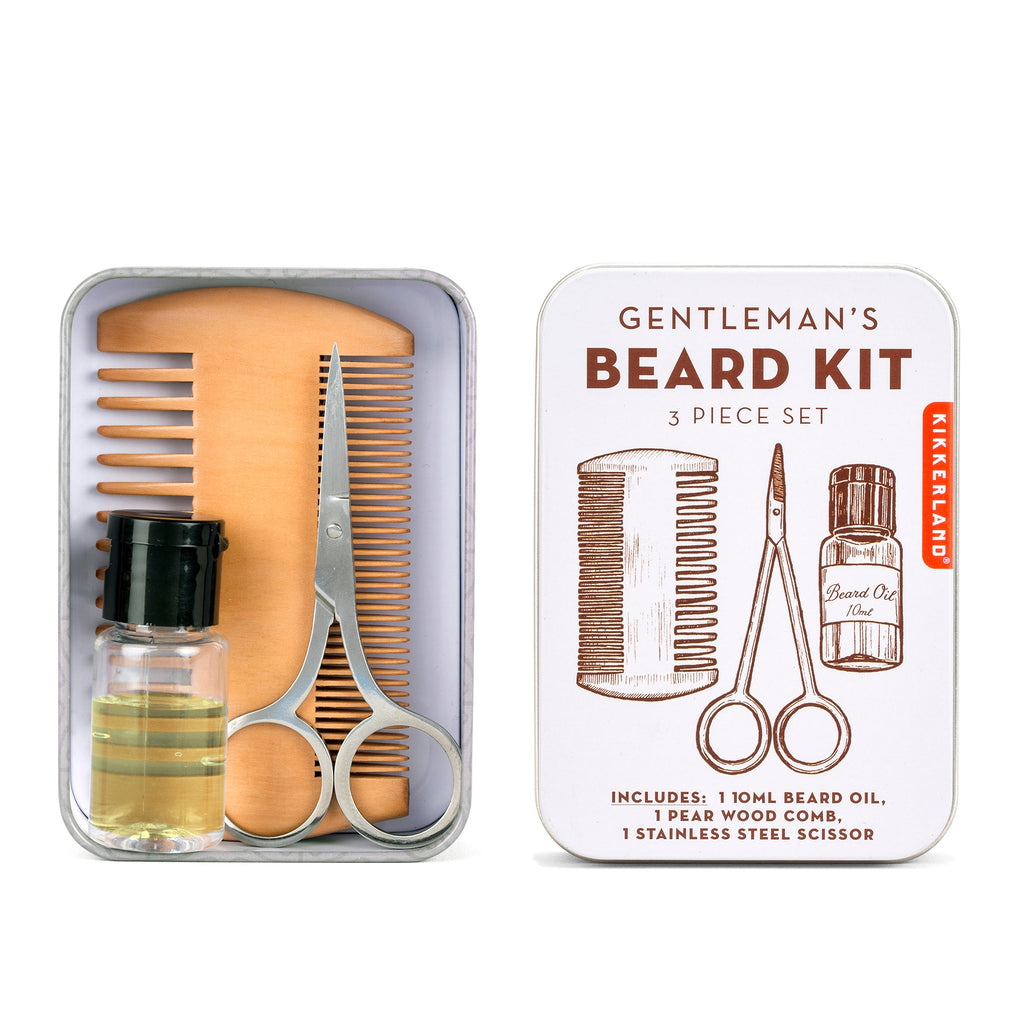 Kikkerland Gentleman's Beard Tin Kikkerland Gentleman's Beard Tin