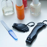 Kikkerland Hand And Foot Nail Clipper - Black