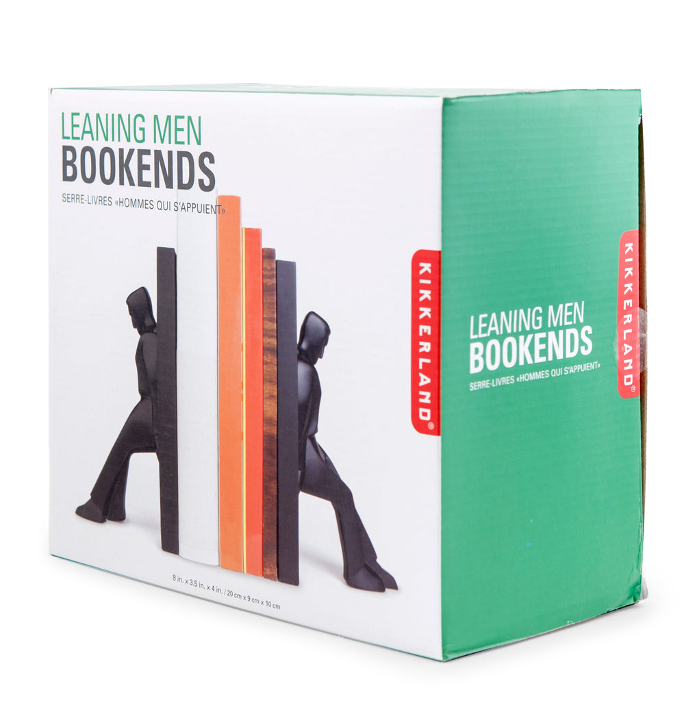 KIKKERLAND BOOKENDS LEANING MEN SET OF 2 KIKKERLAND BOOKENDS LEANING MEN SET OF 2