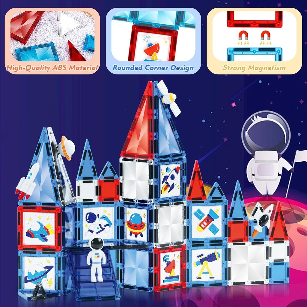 TOOKY TOYS SPACE SERIES COLOR WINDOW MAGNETIC TILES TOOKY TOYS SPACE SERIES COLOR WINDOW MAGNETIC TILES