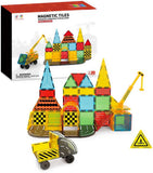 TOOKY TOYS  ENGINEERING UV LARGE MAGNETIC BUILDING BLOCKS 50(PCS)