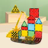TOOKY TOYS  ENGINEERING UV LARGE MAGNETIC BUILDING BLOCKS 50(PCS)