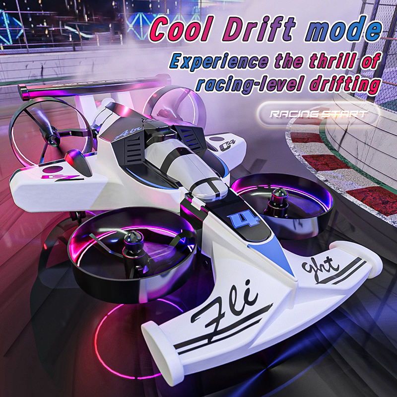 2 IN 1 Remote Control Drone & Stunt Car 2 IN 1 Remote Control Drone & Stunt Car