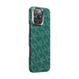 PITAKA TACTILE WOVEN CASE CASE FOR IPHONE SERIES 16 -GREEN/GOLD