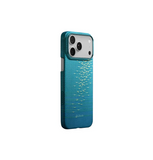 PITAKA Glints Of Gold Ultra-Slim Case For iPhone 17 Pro - Lucid Blue