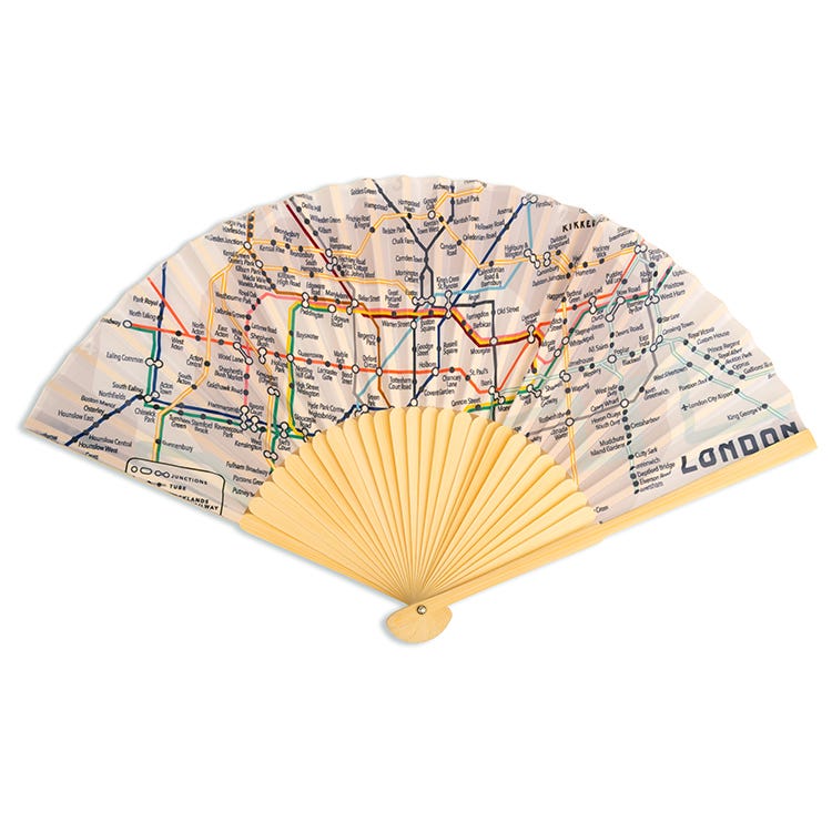 KIKKERLAND LONDON TRANSIT MAP FAN KIKKERLAND LONDON TRANSIT MAP FAN
