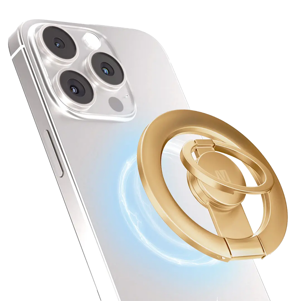 Levelo SpinGrip Magnetic Phone Grip Holder W/ Spinner - DESERT ROSE Levelo SpinGrip Magnetic Phone Grip Holder W/ Spinner - DESERT ROSE