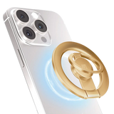 Levelo SpinGrip Magnetic Phone Grip Holder W/ Spinner - DESERT ROSE