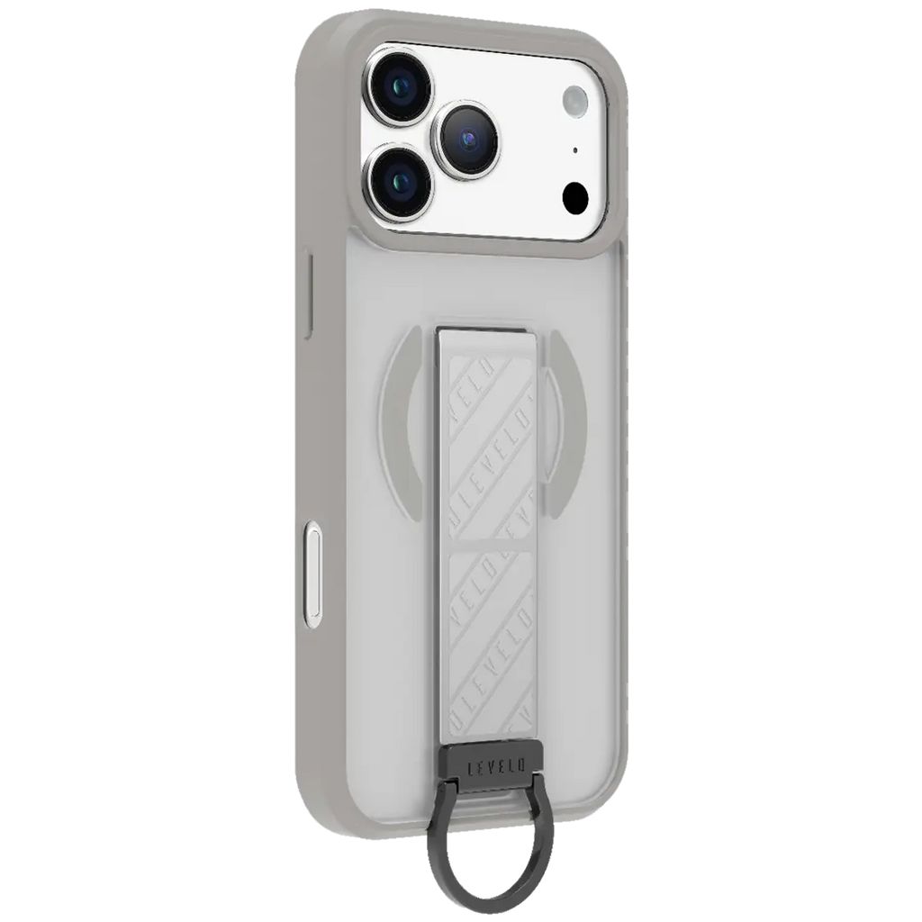 Levelo Morphix Clara Grip Case iPhone 17 Pro Max - Silverstone