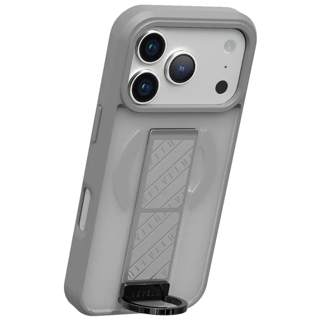Levelo Morphix Clara Grip Case iPhone 17 Pro Max - Silverstone Levelo Morphix Clara Grip Case iPhone 17 Pro Max - Silverstone