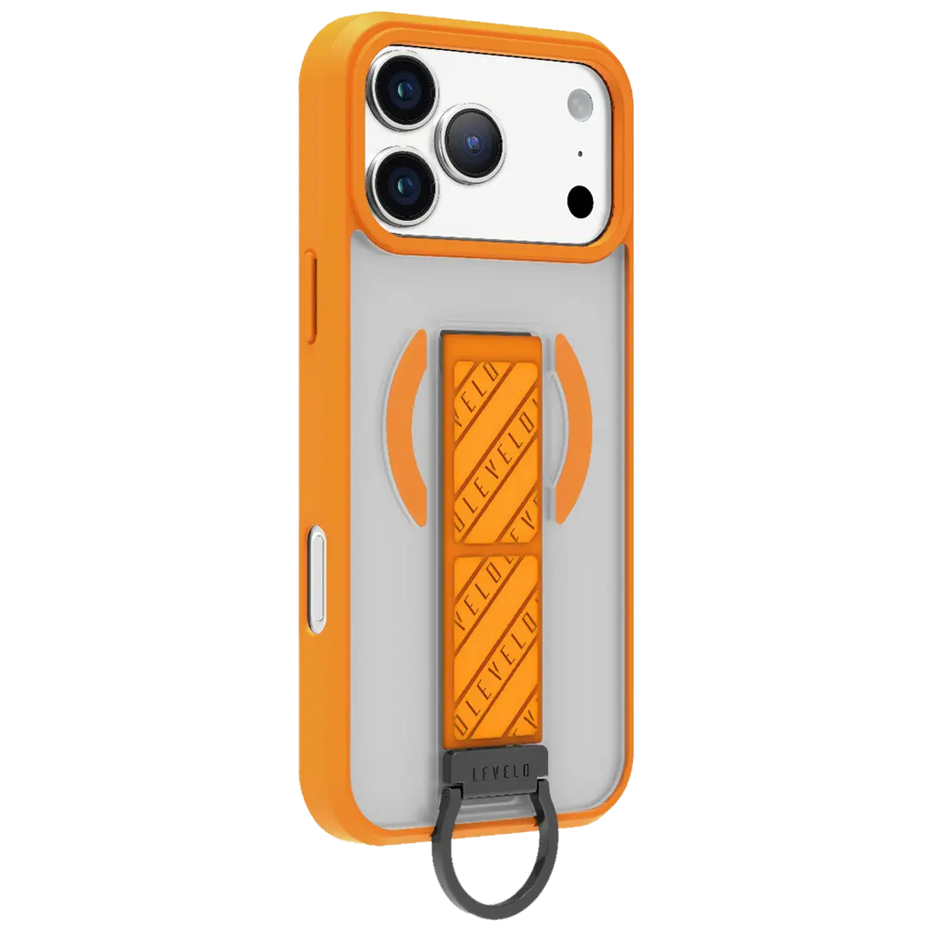 Levelo Morphix Clara Grip Case iPhone 17 Pro Max - Sunrise Orange