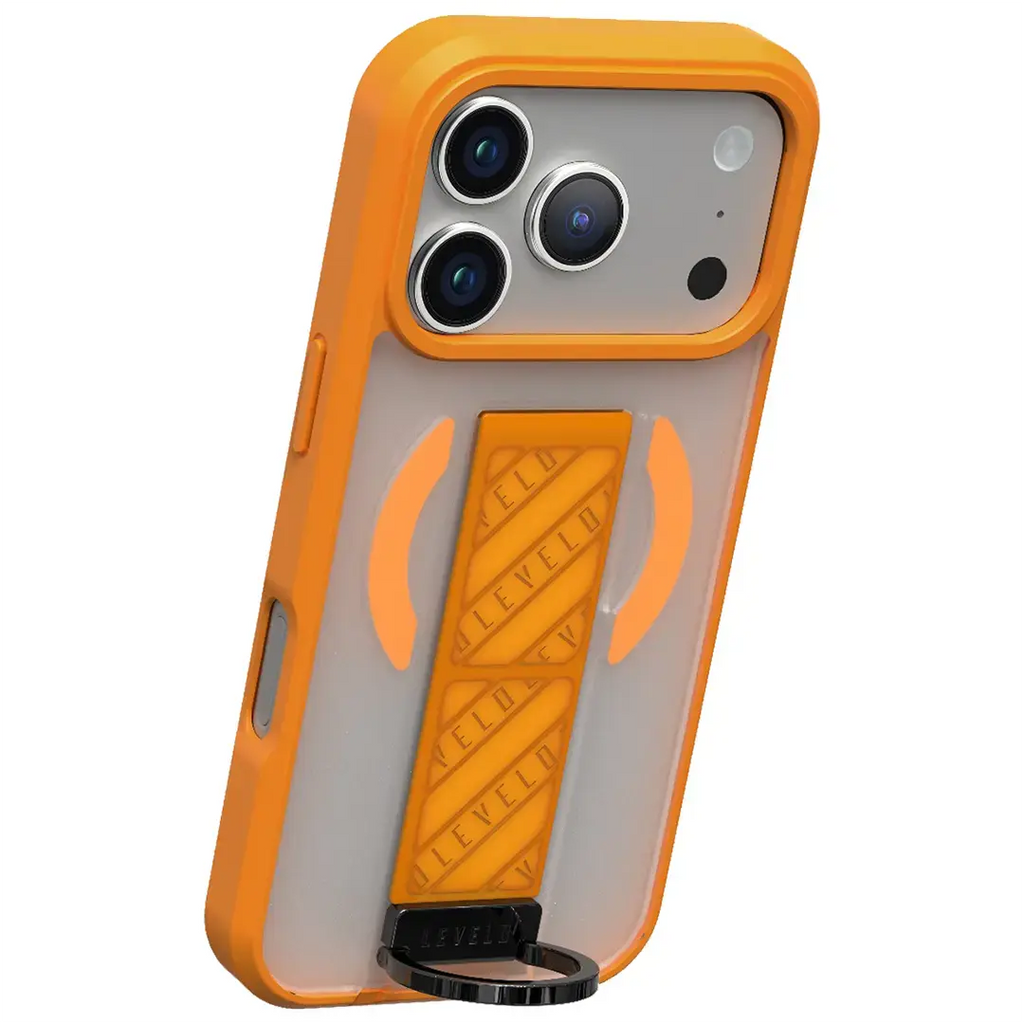Levelo Morphix Clara Grip Case iPhone 17 Pro Max - Sunrise Orange Levelo Morphix Clara Grip Case iPhone 17 Pro Max - Sunrise Orange
