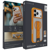 Levelo Morphix Clara Grip Case iPhone 17 Pro Max - Sunrise Orange