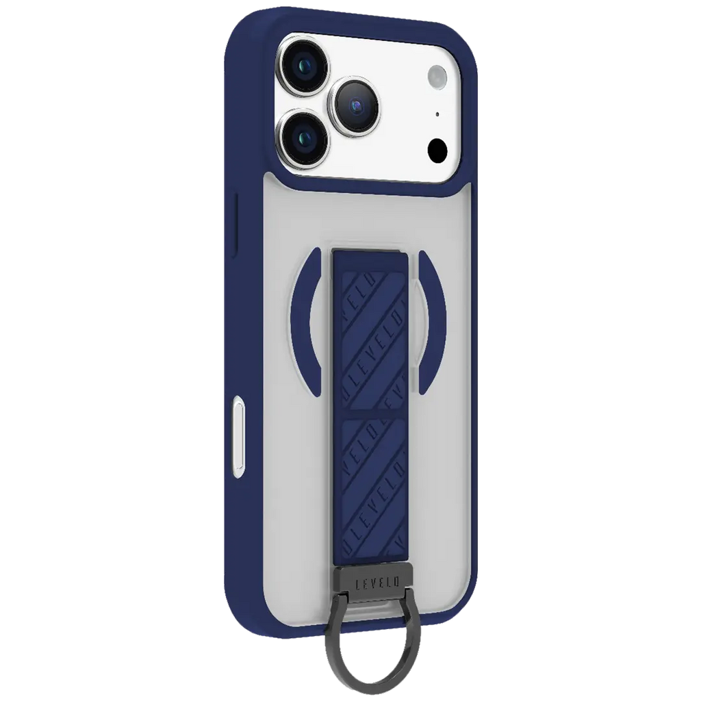 Levelo Morphix Clara Grip Case iPhone 17 Pro - Midnight Blue