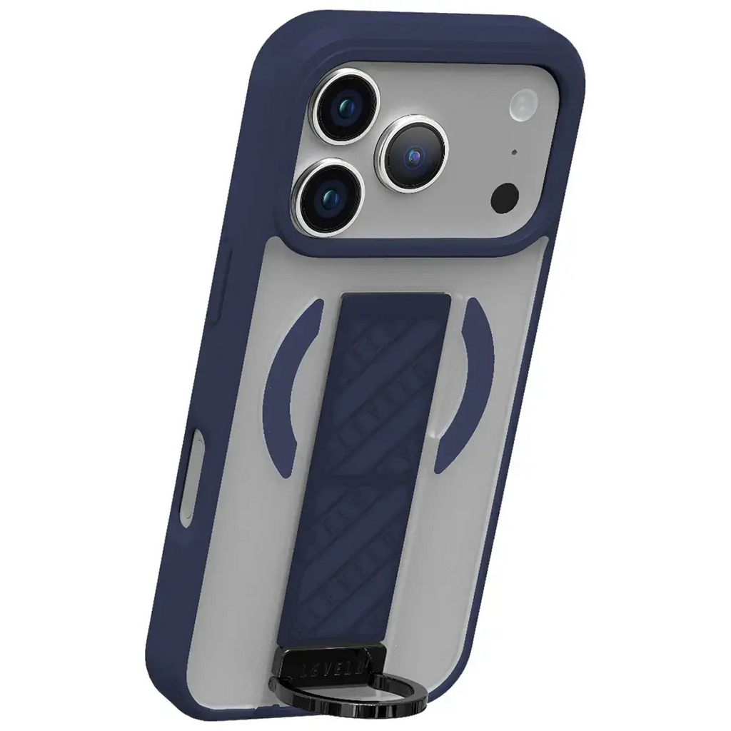Levelo Morphix Clara Grip Case iPhone 17 Pro - Midnight Blue Levelo Morphix Clara Grip Case iPhone 17 Pro - Midnight Blue