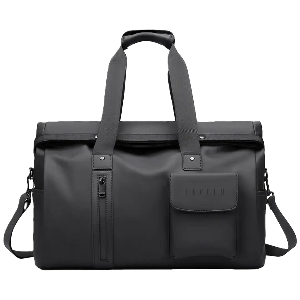 Levelo Monaco Travel Duffle Bag - Black Levelo Monaco Travel Duffle Bag - Black