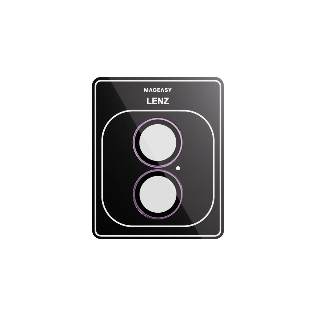 Mageasy Lenz Sapphire Lens Protector For Iphone 16 / 16 Plus - Orchid Mageasy Lenz Sapphire Lens Protector For Iphone 16 / 16 Plus - Orchid