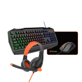 MeeTion 4 in 1 PC Gaming Kit - Mouse,Headset & Mousepad