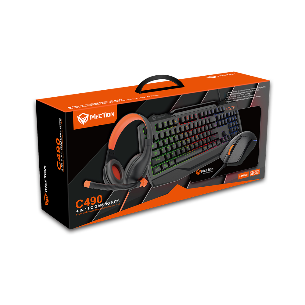 MeeTion 4 in 1 PC Gaming Kit - Mouse,Headset & Mousepad MeeTion 4 in 1 PC Gaming Kit - Mouse,Headset & Mousepad