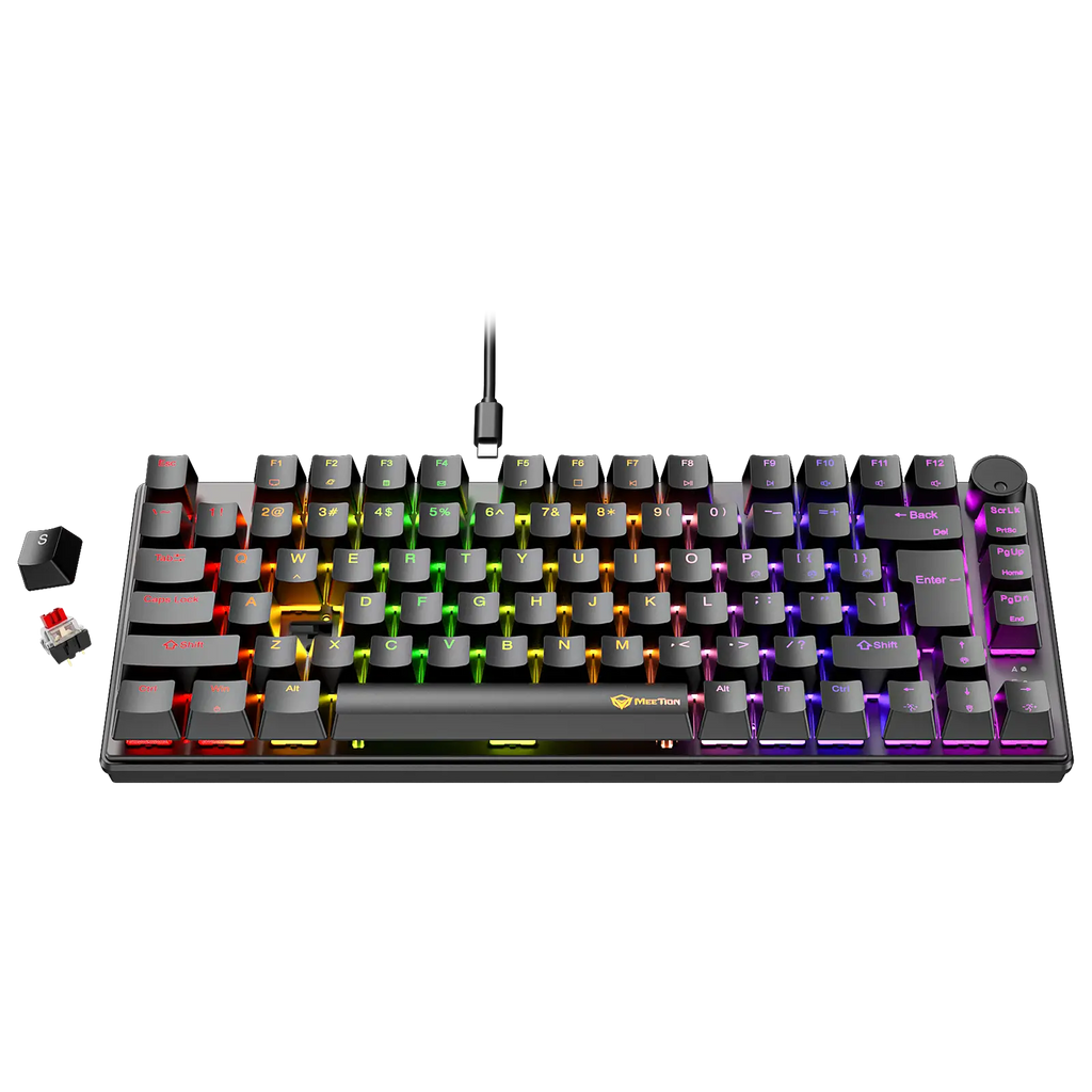Meetion RGB Red Switch Mini Wired Gaming Mechanical Keyboard (MK006 Pro) Meetion RGB Red Switch Mini Wired Gaming Mechanical Keyboard (MK006 Pro)