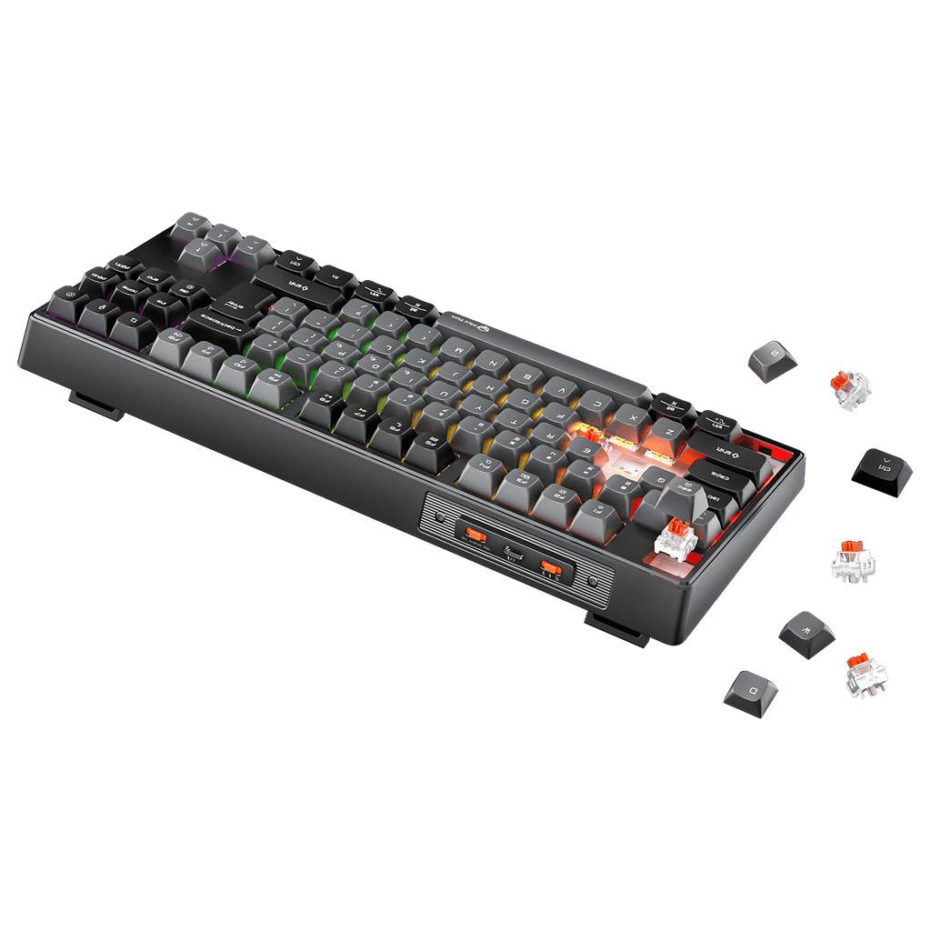 Meetion RGB Mechanical Keyboard , 87 Keys Tri.Mode (MK14)
