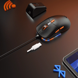 Meetion Wireless Tri-Mode Mouse with Magnetic Charging Dock (GW38)