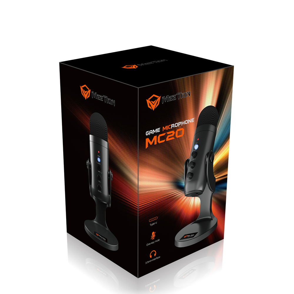 Meetion Gaming Microphone (MC20) - Black Meetion Gaming Microphone (MC20) - Black