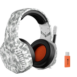 Meetion Wireless Surround Sound Gaming Headset Tri-Mode Headset (BTH014)  - White
