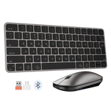 Meetion Wireless Ultra-thin Apple Keyboard and Mouse Combo (ikey C210) - Black