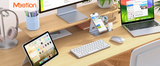 Meetion Wireless Ultra-thin Apple Keyboard and Mouse Combo (ikey C210) - Black