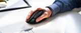Meetion Dual Mode 2.4Ghz + Bluetooth Ergonomic Vertical Wireless Mouse Rechargeable (BTM008)