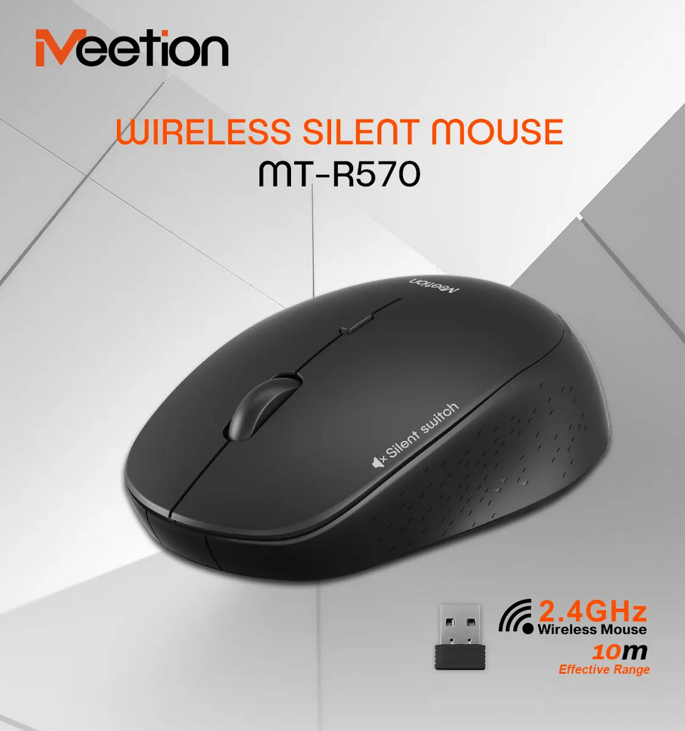 Meetion Mini 2.4G Optical Wireless Mouse - Black Meetion Mini 2.4G Optical Wireless Mouse - Black