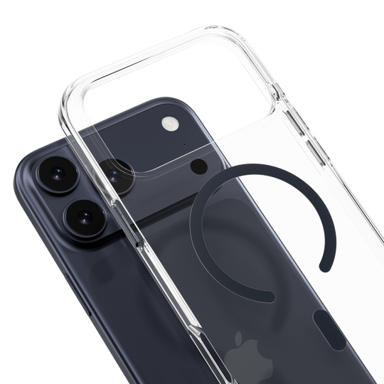 MAGEASY CLEAR CASE FOR IPHONE 17 SERIES - TRANSPARENT/ MIDNIGHT RING MAGEASY CLEAR CASE FOR IPHONE 17 SERIES - TRANSPARENT/ MIDNIGHT RING