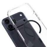 MAGEASY CLEAR CASE FOR IPHONE 17 SERIES - TRANSPARENT/ MIDNIGHT RING